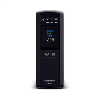 Nepārtrauktās barošanas avots CyberPower CP1600EIPFCLCD, Line-Interactive, 1.6 kVA, 1000 W, 6 AC kontaktligzdas