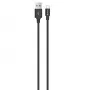 USB Type-C kabelis Devia Pheez Series 1 m, 5V 2,4A, Melns