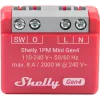 Shelly 1PM Mini Gen4 2-paka — Shelly Wi-Fi viedais relejs ar enerģijas uzskaiti, kompakts DIN/modulis formāts