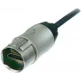 HDMI kabelis Neutrik NKHDMI-1 1,00 m, niķelēts, 1× HDMI savienotājs