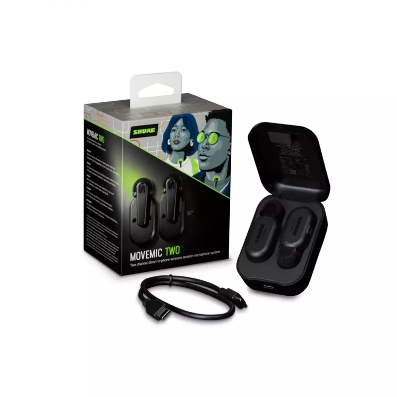 Shure MV-TWO-Z6 mikrofons Melns Mikrofonu komplekts