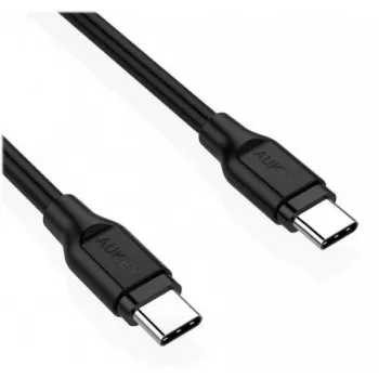 USB-C kabelis Aukey CB-CC1P 1 m, 60W PD, USB-C uz USB-C