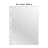AD Class PUNCHED POCKET Cristal Clear A4 80 mikroni, iepakojums 100 gab.