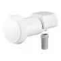 Wentronic Goobay Universal Single LNB, balts-pelēks - digitālais SAT LNB (DVB-S2) 1 abonentam (4K/HDTV/3D uztveršana) (67269)
