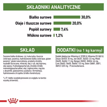Sausā barība kaķiem Royal Canin Active Life Outdoor 4 kg — Pieaugušiem, Mājputnu gaļa, 30% Olbaltumvielas, 20% Tauki
