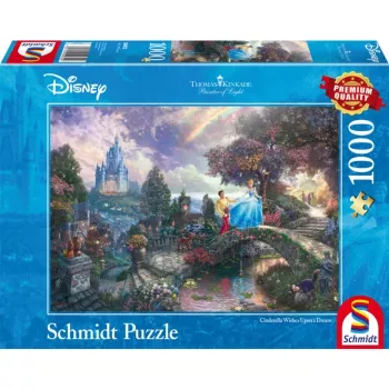 Puzle Schmidt Spiele Disney Cinderella, 1000 gabali, platums 693 mm