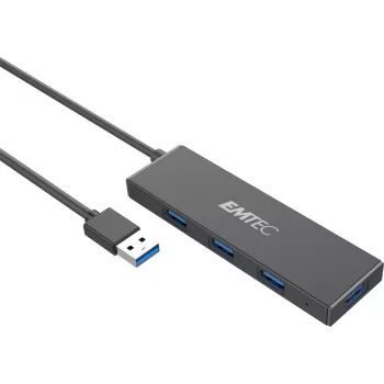 Emtec T620A USB 3.2 Gen 1 4 portu USB-A centrmezgls