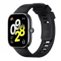 Xiaomi Redmi Watch 4 — Viedpulkstenis ar TPU siksniņu, melns, plaukstas locītavai 135–205 mm, displejs 5 cm (1.97 inch)