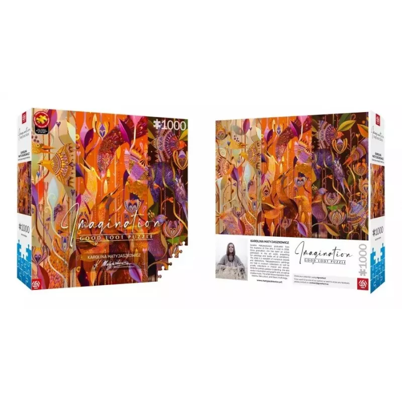 Puzle Good Loot Imagination - Karolina Matyjaszkowicz: In the Bird Thicket - Triptihs 1000 gab.