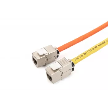 Digitus CAT 6A Keystone modulis, ekranēts ar viedo kabeļu pārvaldnieku