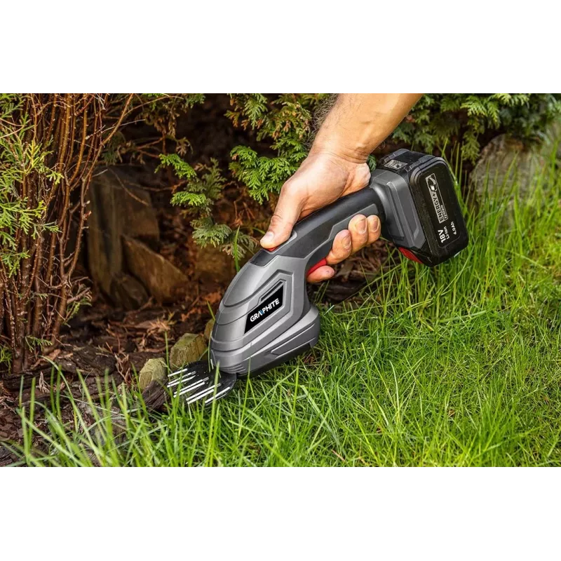 Dzīvžogu elektriskās šķēres GRAPHITE 58GE119, svars 1.09 kg, asmens dziļums 265 mm