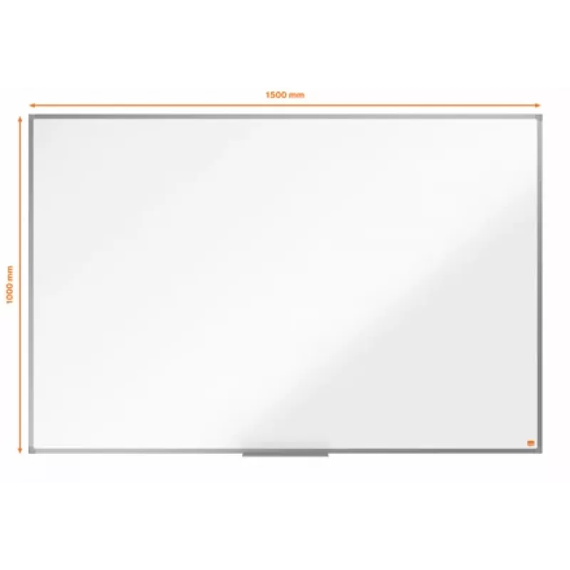 Balta tāfele Nobo Essence Steel 1500x1000mm (1905212)