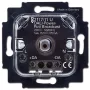Iebūvējamais rotācijas dimmers Busch-Jaeger 2117/11 U, 230 V AC, 50–60 Hz, melns