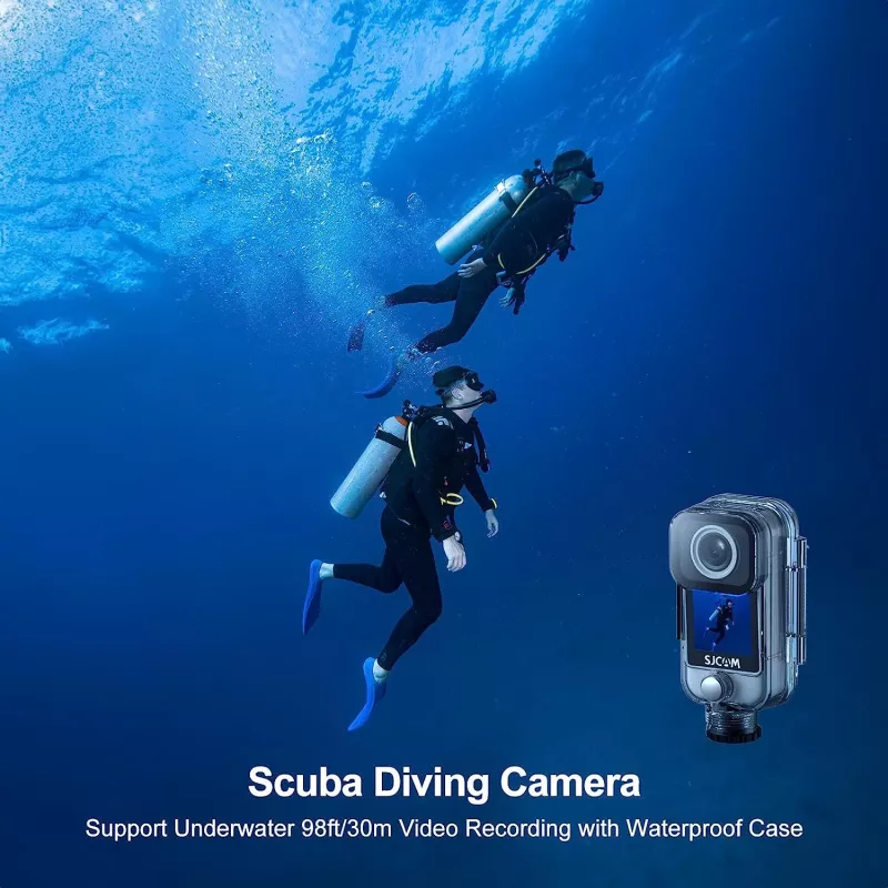 SJCam C300 darbības kamera 4K 30fps, ūdensnecaurlaidīgs korpuss