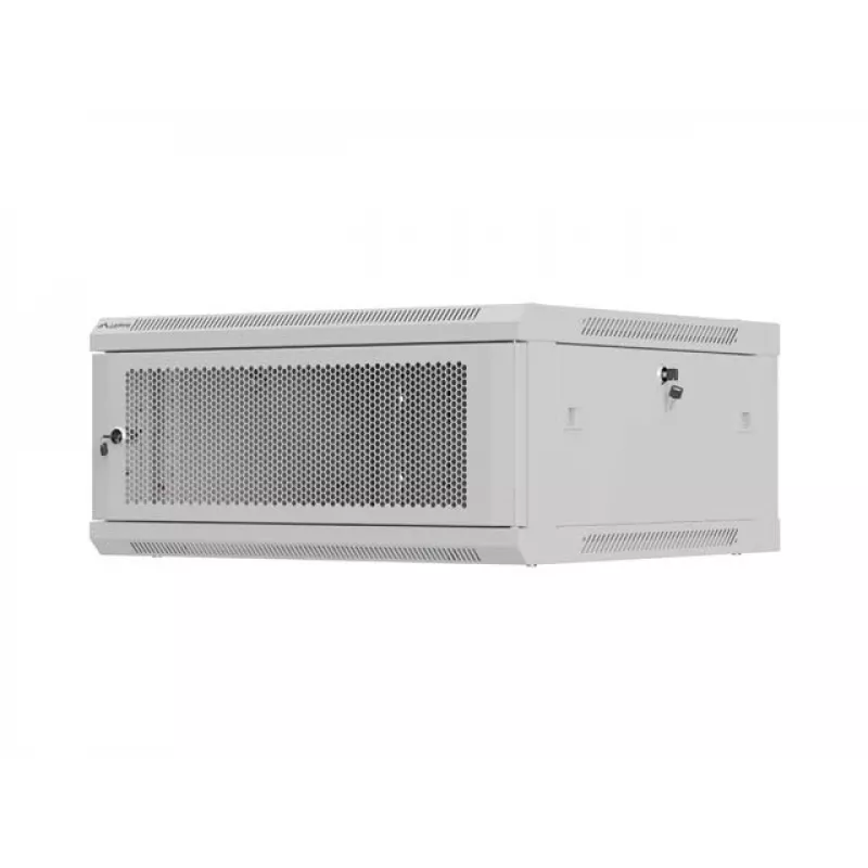 LANBERG pie sienas montējams 19 collu sadales skapis 4U 600x600 mm, pelēks