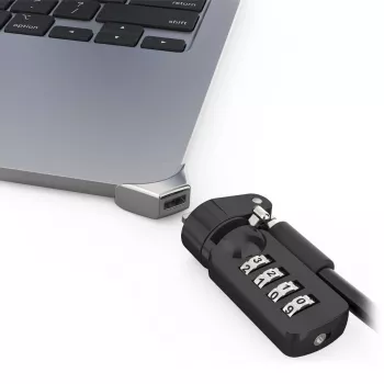 Compulocks Ledge adapteris MacBook Air 15 collu M2 M3 kombinācijas kabeļslēdzenei sudraba