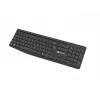 Natec Squid NZB-1989 bezvadu tastatūras un peles komplekts, US, melns