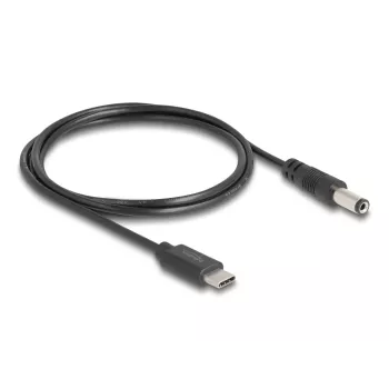 DeLOCK USB Type-C strāvas kabelis 1m 5.5 x 2.1 mm vīrišķais 5V 1.5A