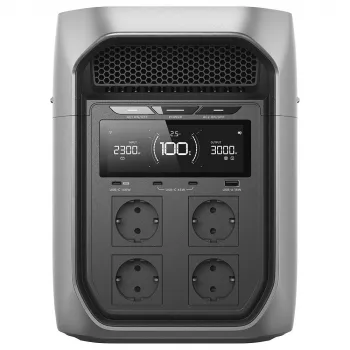 Pārnēsājama elektrostacija EcoFlow Delta 3 Max Plus 2048Wh 1800W – rezerves barošana un enerģija ārpus tīkla