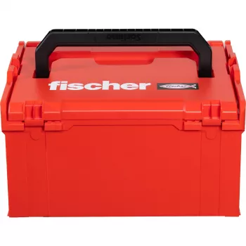 Instrumentu kaste FISCHER L-BOXX FLB 238 tukša, sarkana/melna, modulāra uzglabāšanas kaste