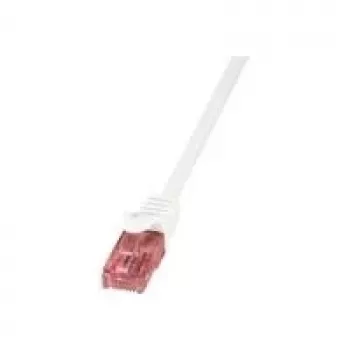 LogiLink CAT6 UTP PIMF Patch Kabelis AWG 1m Balts (CQ2031U)