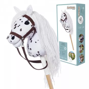 Zirgs uz kociņa HOPPIHORSE Hobby Horse A4 Leopards