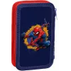 Penālis Kids Euroswan ar 2 rāvējslēdzējiem un aksesuāriem Spiderman sarkans-zils