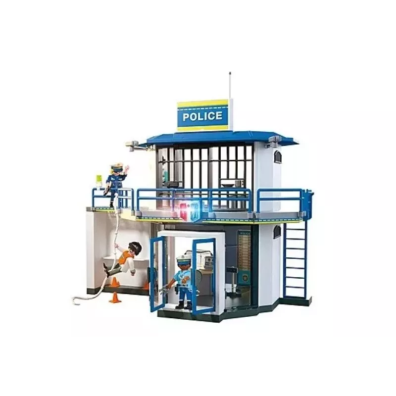 Playmobil Action Heroes 71874 Policijas iecirknis ar pratināšanas telpu