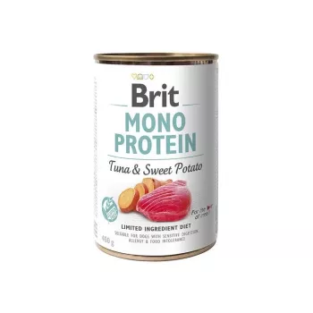 Slapjā suņu barība Brit Mono Protein Tuncis ar saldo kartupeli 400 g
