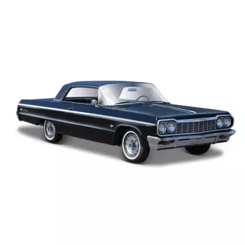 Salikts modelis Chevrolet Impala 1964 1/24 zils
