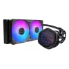 Šķidruma dzesētājs CPU Cooler Master MasterLiquid 240 Atmos II 240mm RGB, 240mm radiators, RGB apgaismojums