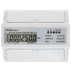 Qoltec Trīsfāžu Divvirzienu Elektroniskais Skaitītājs | DIN sliedes enerģijas patēriņa mērītājs | 400V | 100A | LCD | 4P