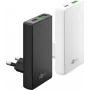 Goobay USB-C PD GaN Divu-portu Ātrais Lādētājs 90° Plakans 65 W Balts - 1x Savienotājs (75724)