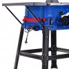 Galda zāģis Scheppach HS100S Special Edition — 2000 W, 250 mm asmens, 85 mm griešanas dziļums, 0–45° slīpleņķis, salokāms statīvs