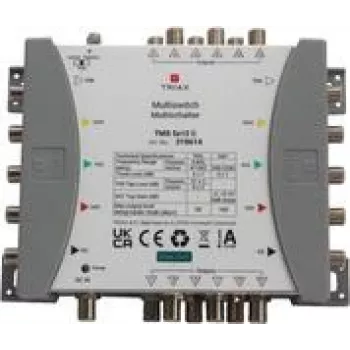 TRIAX TMS 5x12 C Kaskādes multiswitch bez barošanas 4SAT+1Zemes 12-izejas 318614