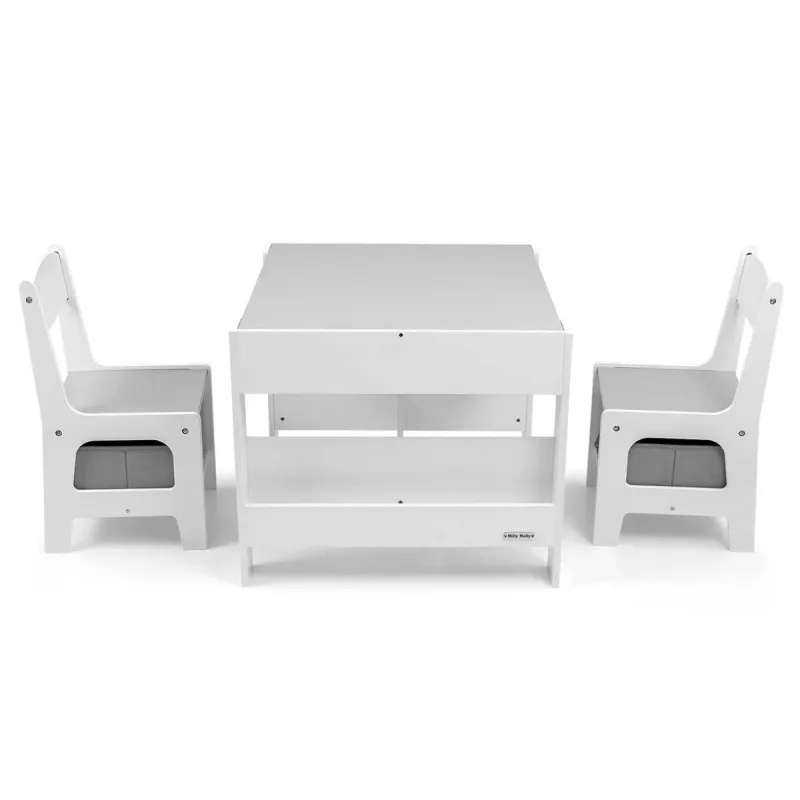 Bērnu mēbeļu komplekts Milly Mally Sven White – modelis 5488, balts