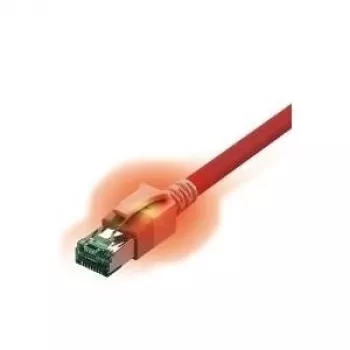 EasyLan DualBoot LED patch vads RJ45 S/FTP Cat.6A (Class EA) - ar saCon spraudni - LSOH - sarkans - 10 m