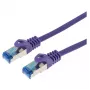 LOGON SSTP Cat5e tīkla kabelis violets 1 m (TCR55SS010V)