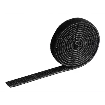 Kabeļu saite Durable Cavoline Grip 10 Hook & Loop Melna