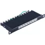 Patch Panel ShiverPeaks BS08-67050, 0.5U, Cat6a, SPCC tērauds, melns