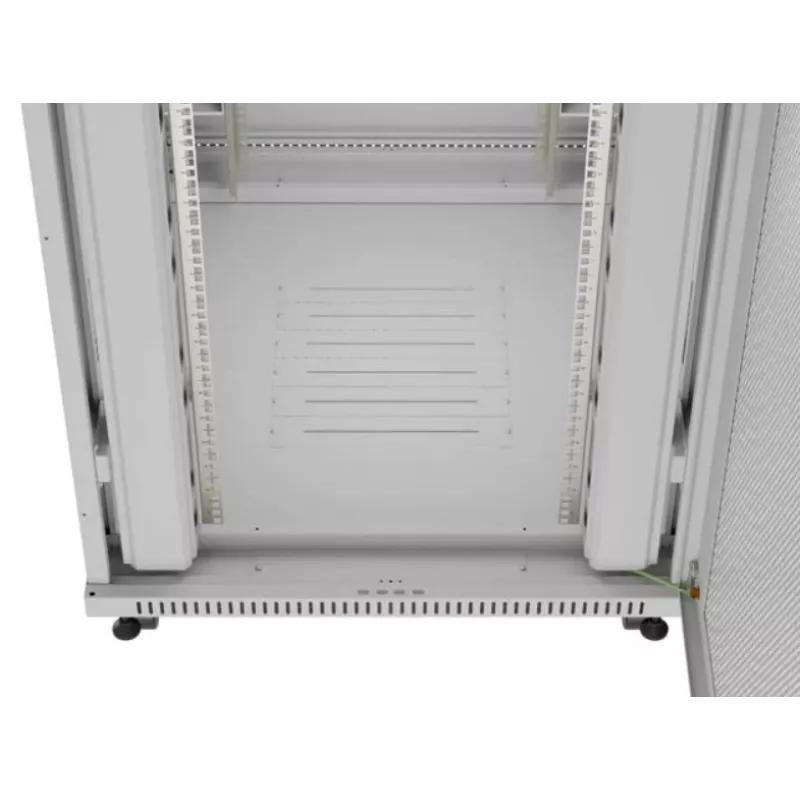19 collu skapis LANBERG FF01-8047-23SL 47U 800x1200 mm Pelēks ar perforētām durvīm