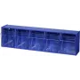 Uzglabāšanas kaste Allit VarioPlus ProFlip 464430 — 600×165×135 mm, zila