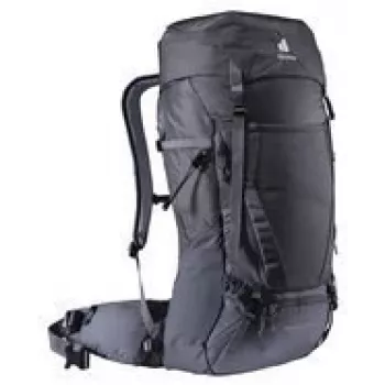 Mugursoma DEUTER Futura Air Trek 45 L — unisex alpīnisma mugursoma, 45 L (paplašināma līdz 55 L), 2 kg, augšējā iekraušana, melna