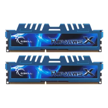 G.Skill 16GB Ripjaws X Dual Channel atmiņas komplekts - Zils (2x 8GB, DDR3 1600MHz, 1.5V, F3-1600C9D-16GXM, XMP gatavs)