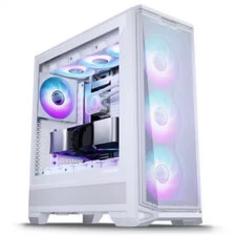 PHANTEKS Eclipse G400A datora korpuss + Glacier M25 Gen2 šķidruma dzesēšana - Balts