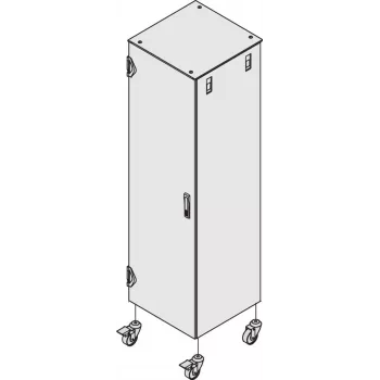 Schroff 23130077 grozāmie riteņi, 2 ar bremzēm, 400 kg