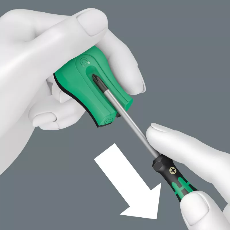 Bezelektrisks magnetizētājs/demagnetizētājs Wera 05033404001 Melns Zaļš