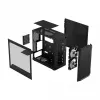 Fractal Design Focus 2 RGB Tempered Glass Mid Tower ATX datora korpuss - Melns