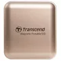 Transcend ESD420 1 TB portatīvais SSD disks zelta krāsā ar USB Type-C un MagSafe magnētisko stiprinājumu