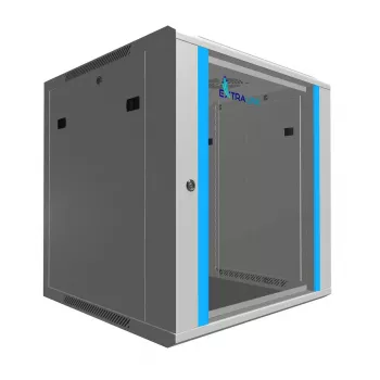 Sienas stiprinājuma skapis Extralink 12U 600x600 Pelēks
